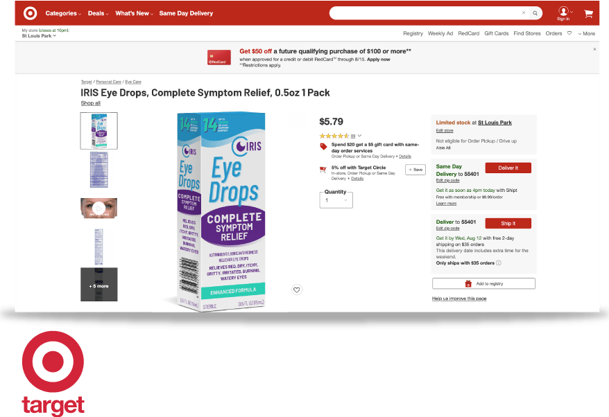 Target example