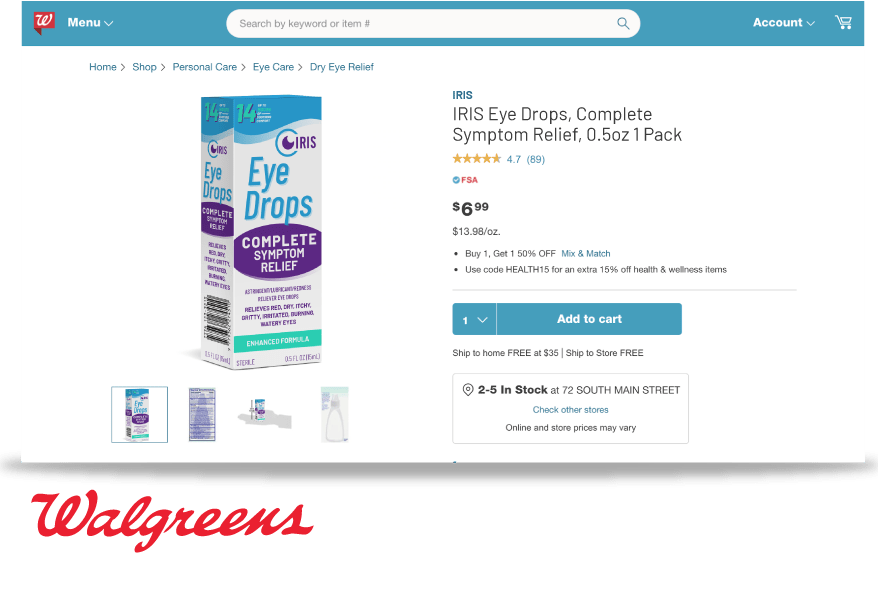 Walgreens example