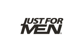 just for men hair dye brand logo